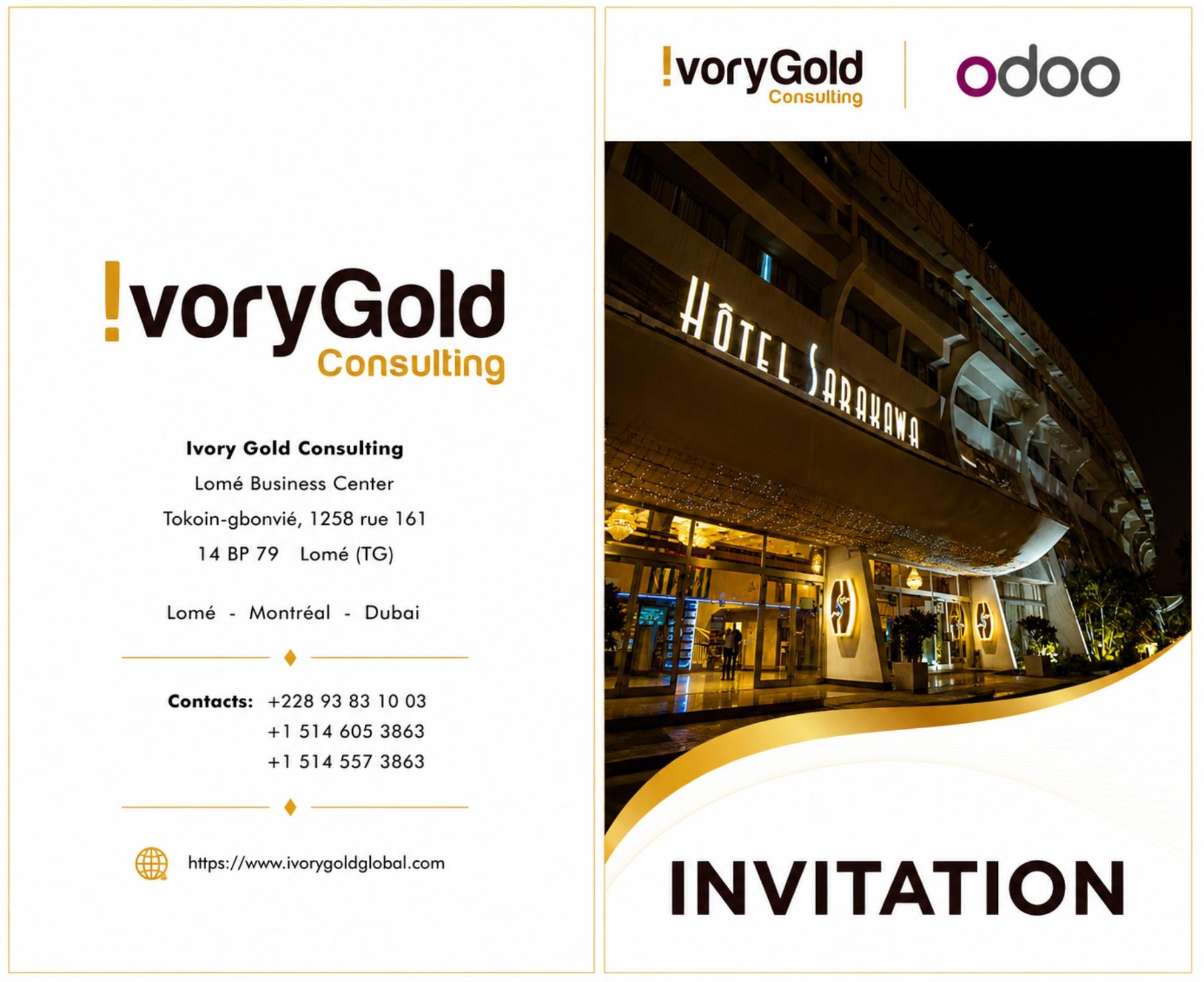 Invitation événement Odoo à Lomé 2026